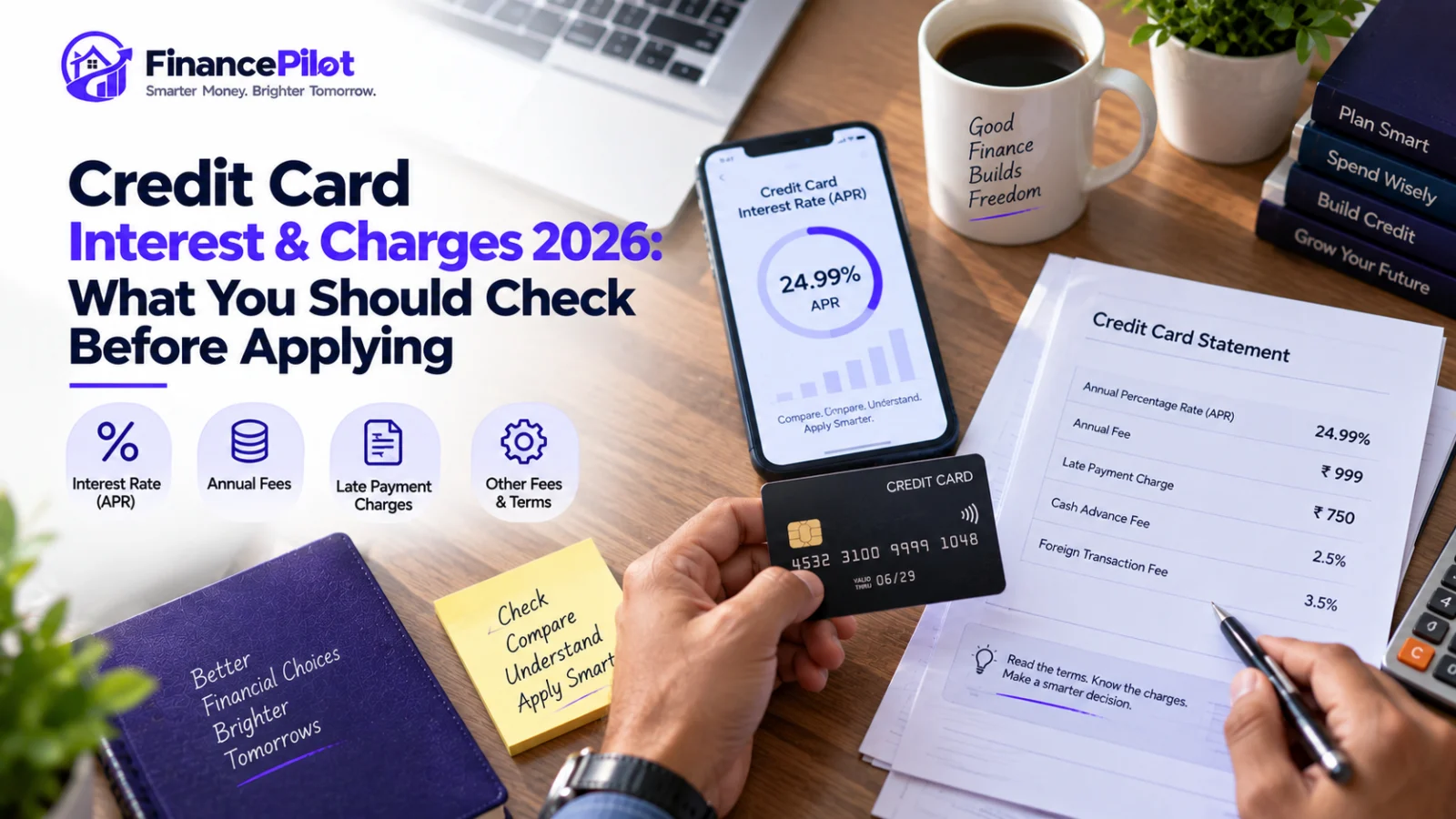 Credit Card Interest & Charges 2026: What You Should Check Before Applying