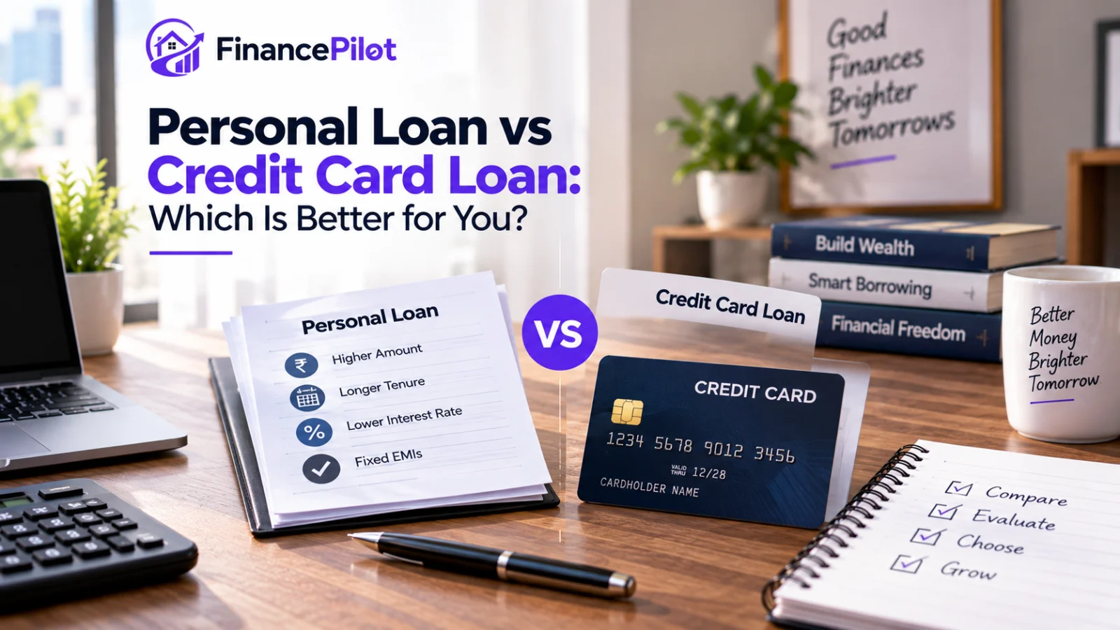 Personal Loan vs Credit Card Loan: Which Is Better for You?