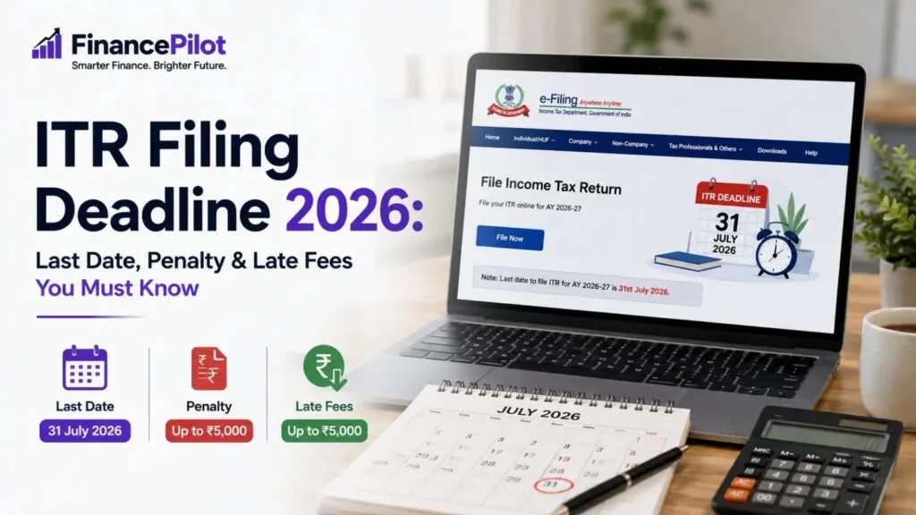 ITR Filing Deadline 2026: Last Date, Penalty & Late Fees You Must Know